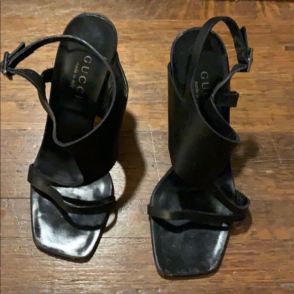 AUTHENTIC Gucci Black heels - 37 - Picture 1 of 5